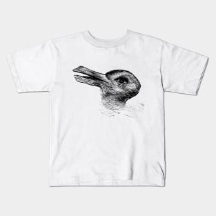 Optical Illusion - Rabbit Duck Kids T-Shirt